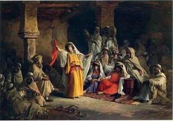 Arab or Arabic people and life. Orientalism oil paintings 374