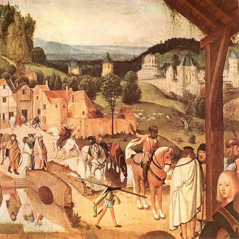 Adoration of the Magi (detail) sdg