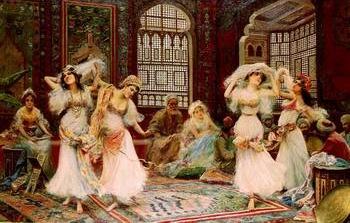 Arab or Arabic people and life. Orientalism oil paintings 506