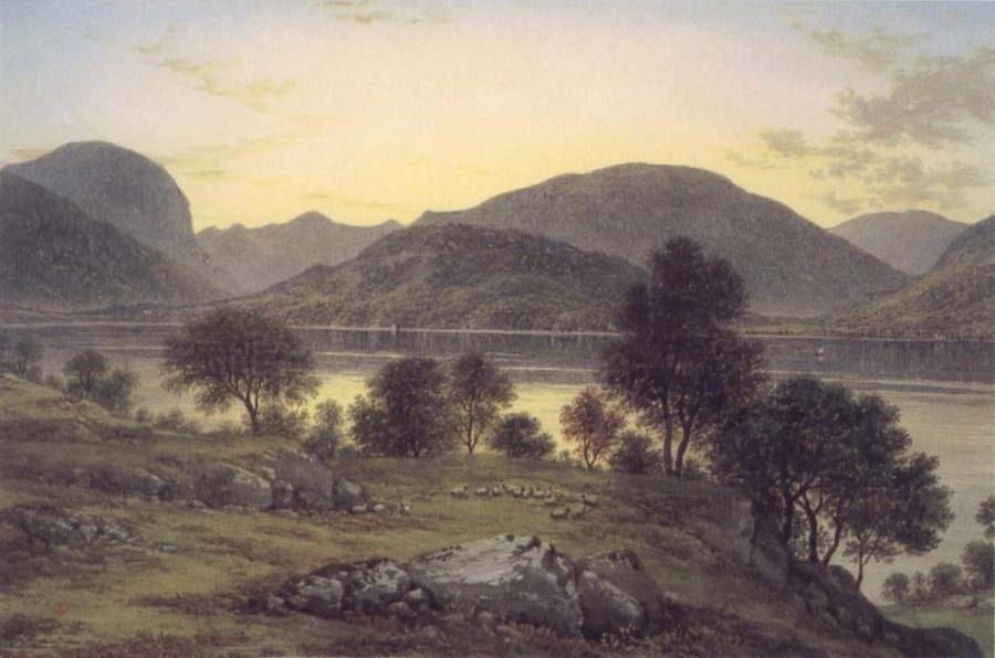 Twilight,Ullswater mid 1820s