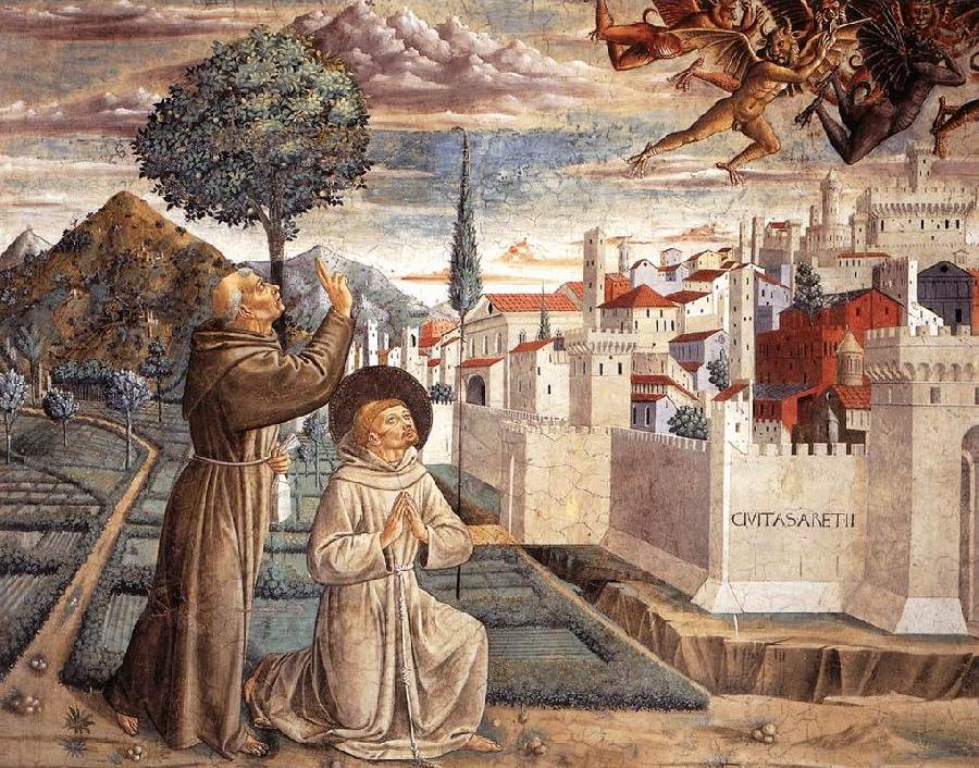 Scenes from the Life of St Francis (Scene 6, north wall) g