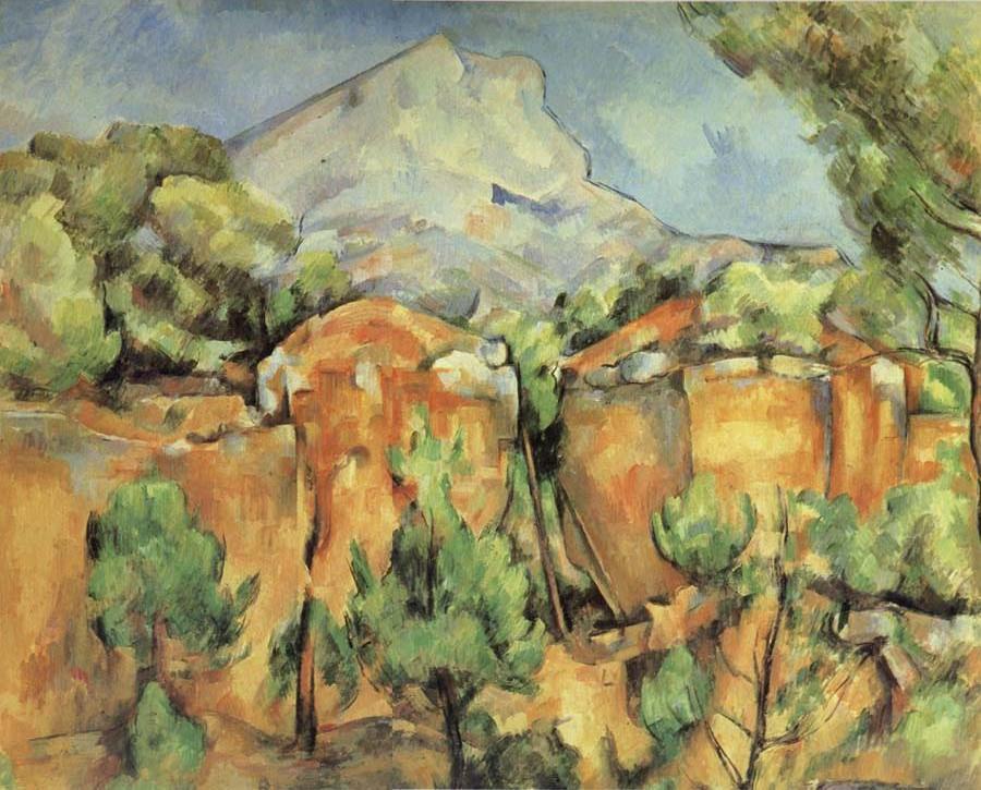 La Montagne Sainte-Victoire,vue de Bibemus