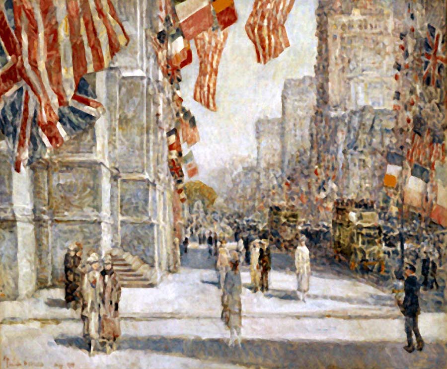 Early Morning on the Avenue in May 1917