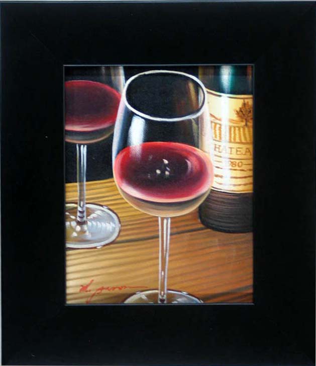 Glass of WineThe price includes the frame