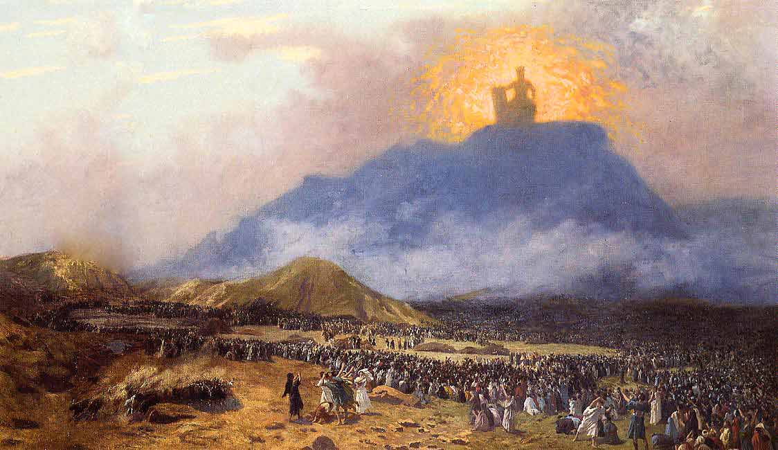 Moses on Mount Sina