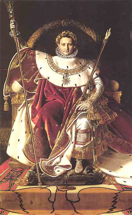 Napoleon on His Imperial Throne