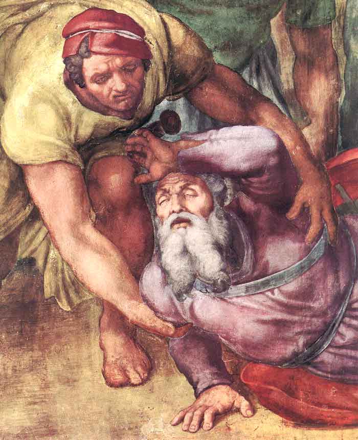 The conversion of Saul (detail)