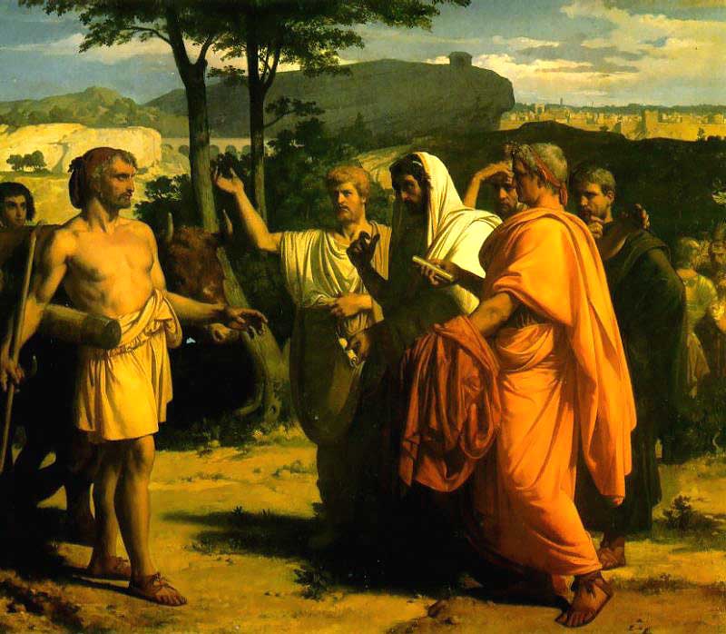 Cincinnatus Receiving Deputies of the Senate