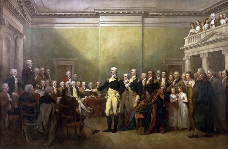 George Washington Resigning his Commission