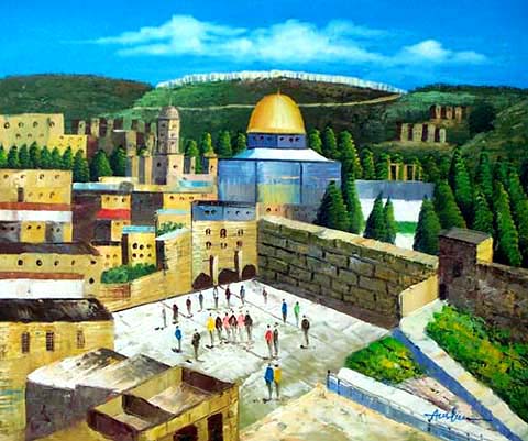 The Mount Temple in Jerusalem