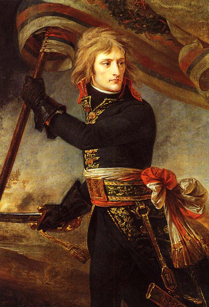 Napoleon Bonaparte at the Bridge of Arcole