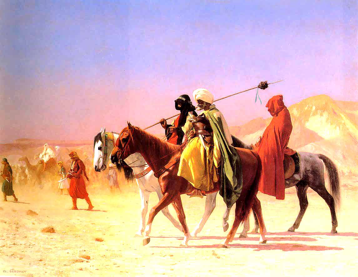 Arabs crossing the Desert