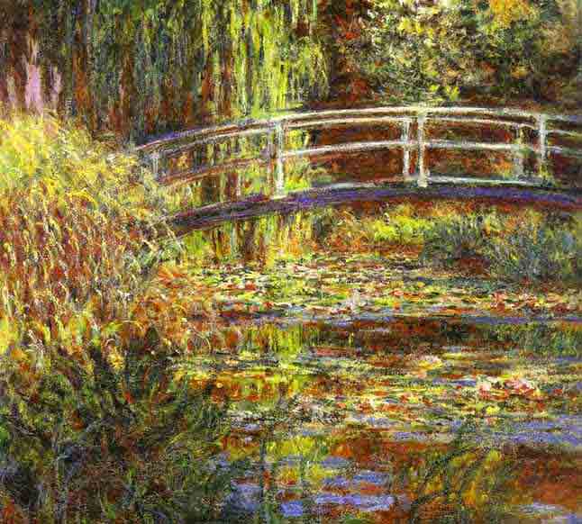 Le Bassin aux nympheas, harmonie rose