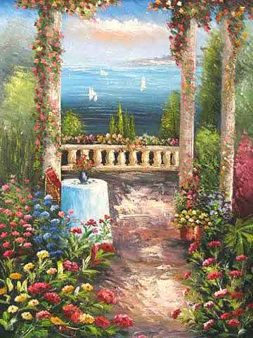 Terrace in Portofino