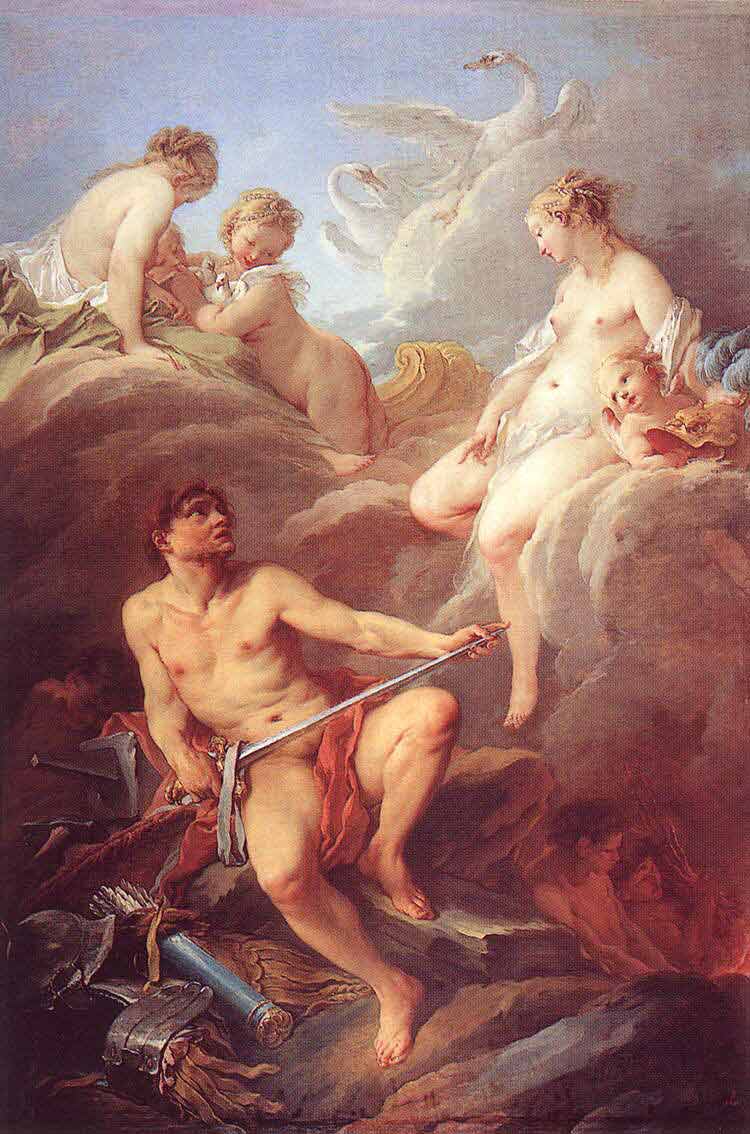 Venus Demanding Arms from Vulcan for Aeneas