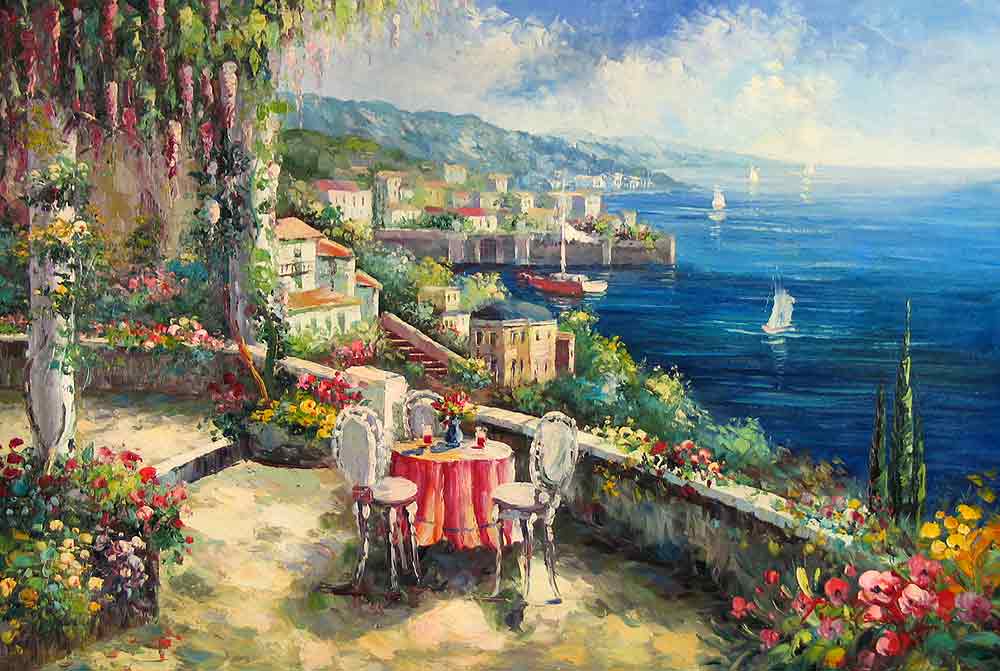 Terrace in Portofino