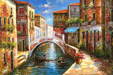 Venice Scenes,oil paintings sale