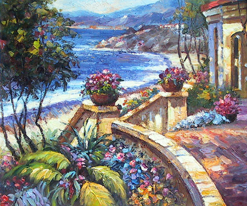 Mediterranean Terrace View
