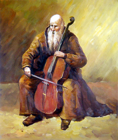 Monk with a Cello
