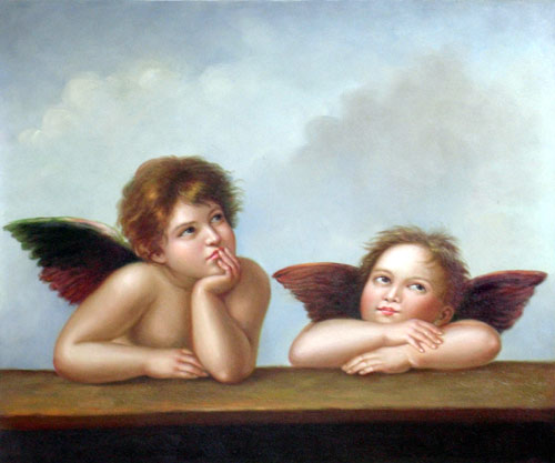 Sistine Madonna (detail)