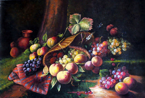 Spilt Basket of Fruit