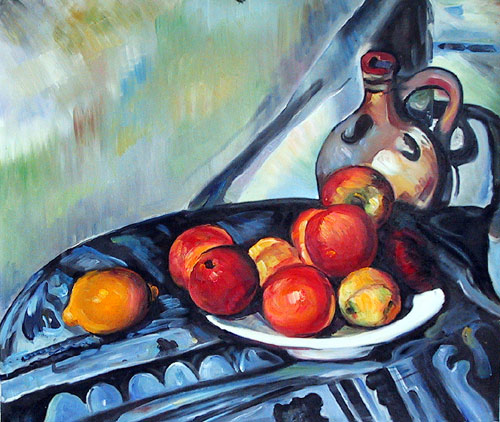 Still Life: Fruit and a Jug on a Table