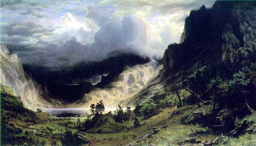 Storm in the Rocky Mountains