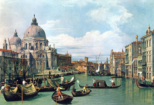 The Grand Canal at the Salute Church