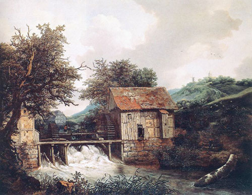 Two Watermills and an Open Sluice near Singraven