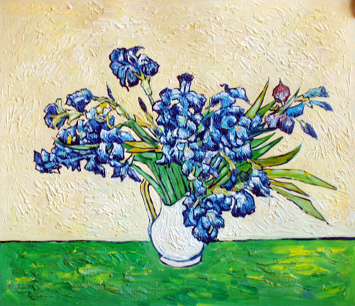 Vase of Irises, Strauss, 1890