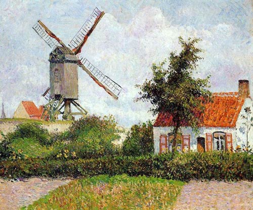 Windmill at Knocke, Belgium