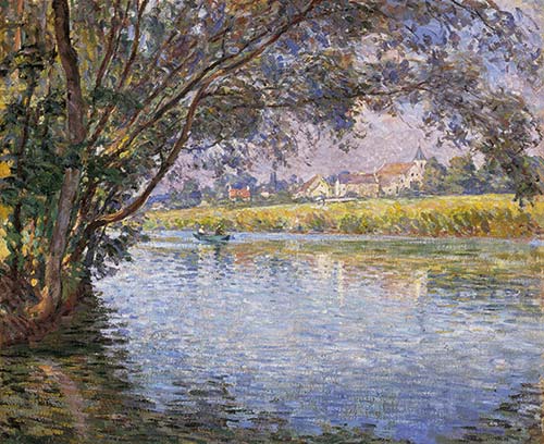 Banks of the River Marne near Mont?vrain