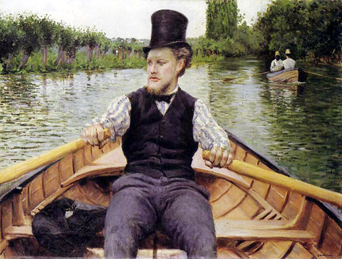 Oarsman in a Top Hat