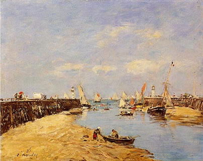 Trouville, the Jettys, Low Tide