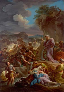 Moses Striking the Rock, c.1743/44