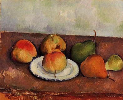 Still Life - Plate and Fruit