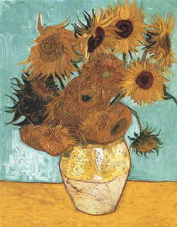 Still Life: Vase with Twelve Sunflowers