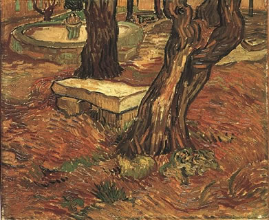 Stone Bench in the Garden of Saint-Paul Hospital, The