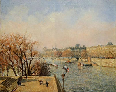 The Louvre - Morning, Sun