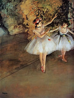 Two Dancers on a Stage
