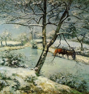 Winter at Montvoucault (The Effect of Snow)