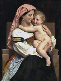 Woman of Cervara and Her Child