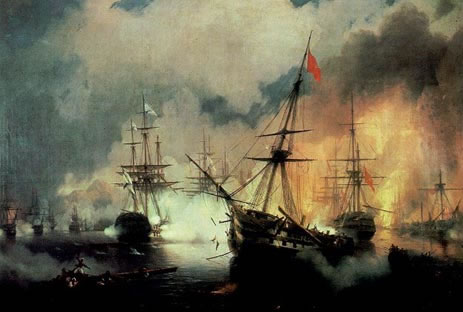 The Sea Battle of Navarino, 2 October 1827
