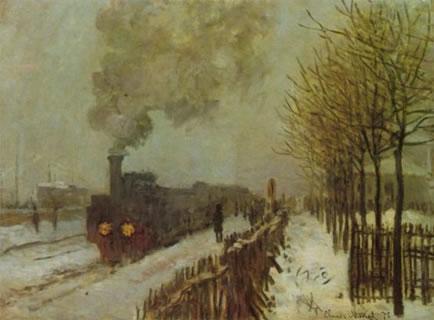 The Train in the Snow