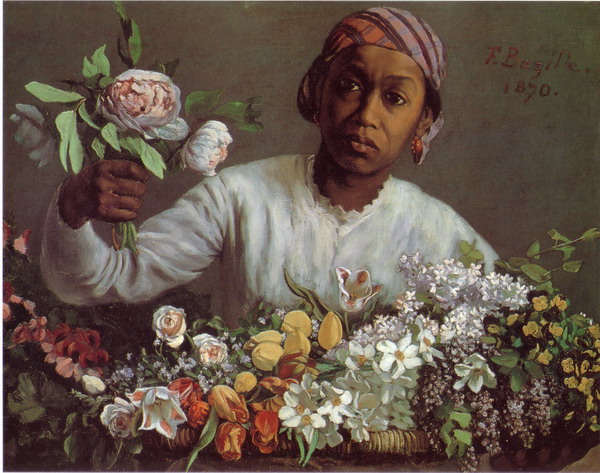 African Woman with Peonies,1870(1)