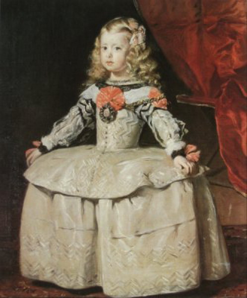 Infantin Margaretha Teresa in a White Dress