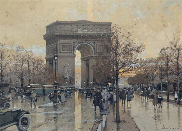 The Arc de Triomphe, Paris