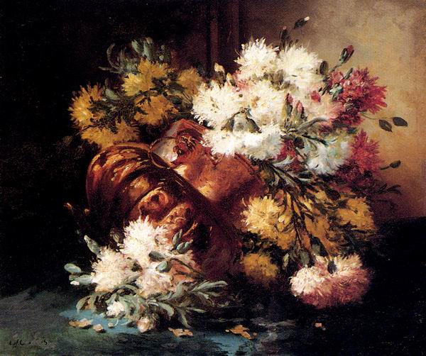 Floral Still Life Of Spring And Autumn