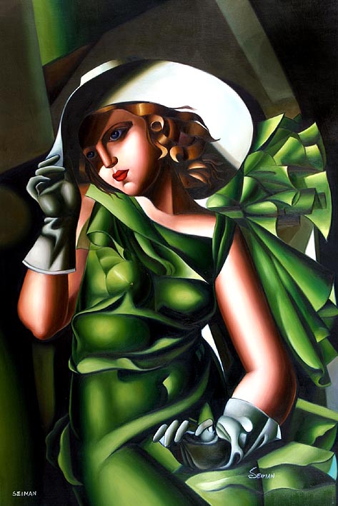 Young Girl in Green