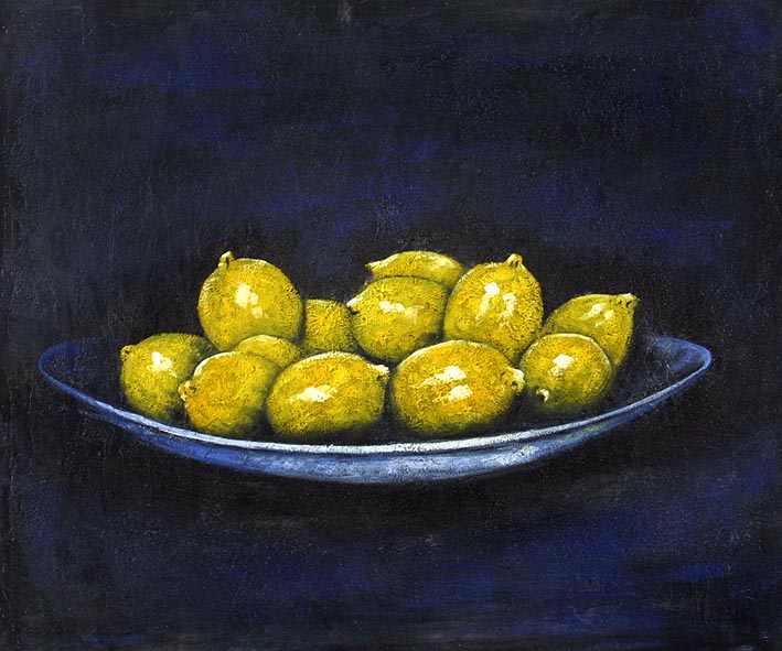 Lemons on a Plate